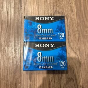 Sealed Sony 8mm 120 Minute MP Standard P6-120MPL Camcorder VCR Tape NEW Lot of 2
